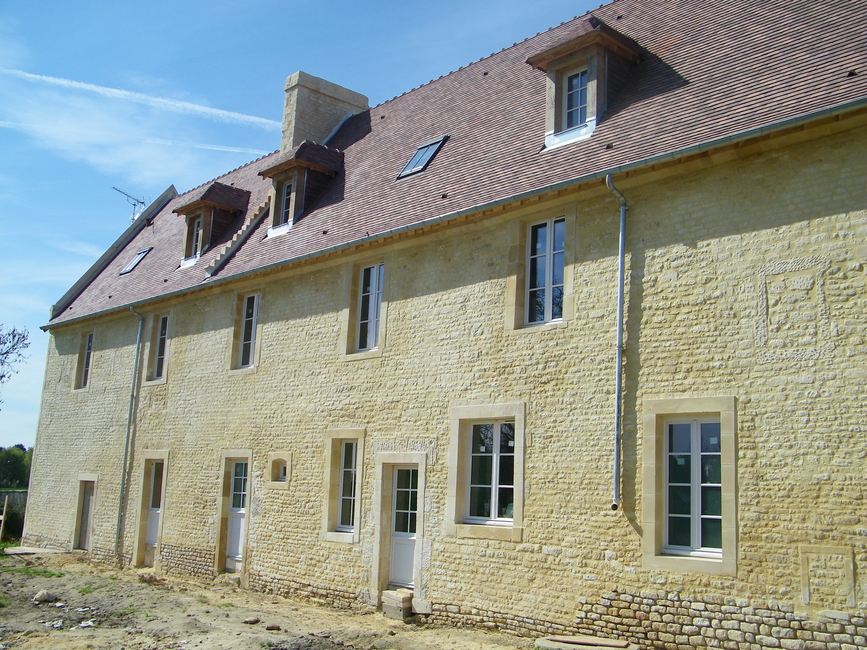 Réhabillitation de maison ancienne dans la Mayenne