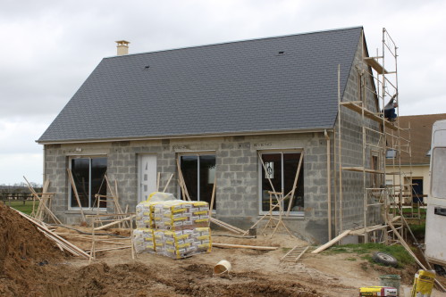 Ravalement de façade, enduit à Laval